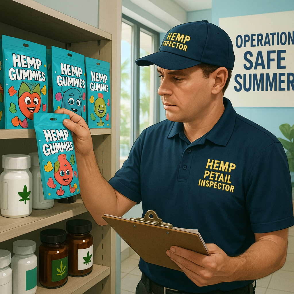 Florida Crackdown: Nearly 11,000 Hemp Products Removed in Week One of “Operation Safe Summer”