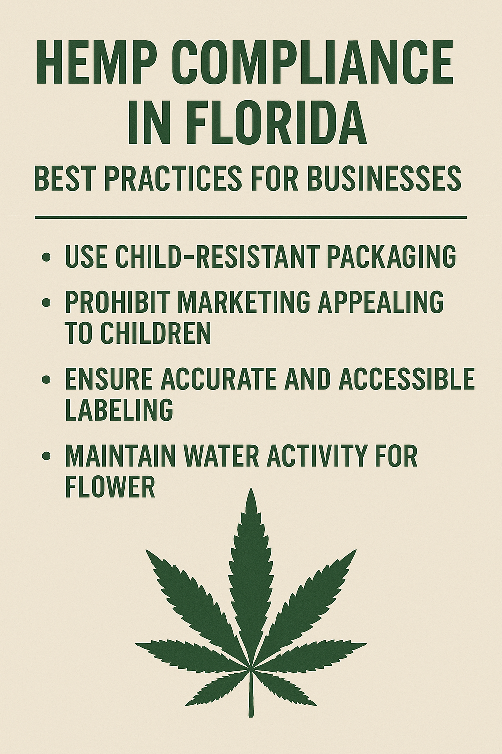Why Compliance Is Critical in Florida’s Hemp Market